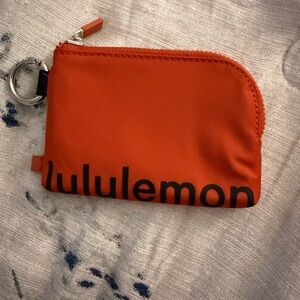 Lululemon Clippable Pouch Autumn Rust